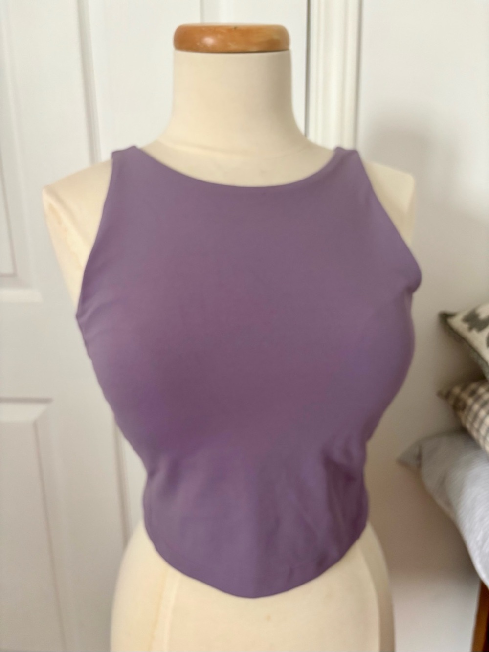 lululemon athletica Plum High-Neck Cropped Tank